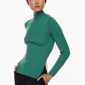 Babaton Sculpt Knit Tie-Back Longsleeve